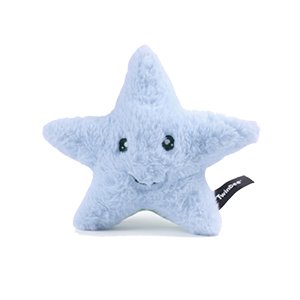 JUGUETE ESTRELLA DE MAR AZUL SUAVE CON SONIDO